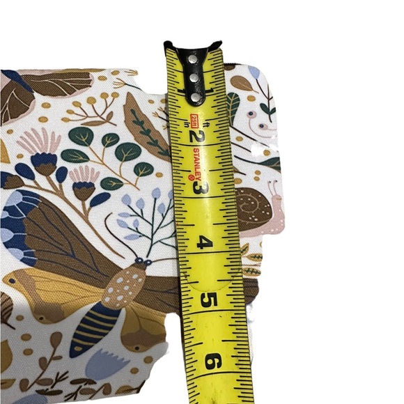 Earth Tones Butterfly Zip Close Cosmetic Bag - Picture 5 of 5